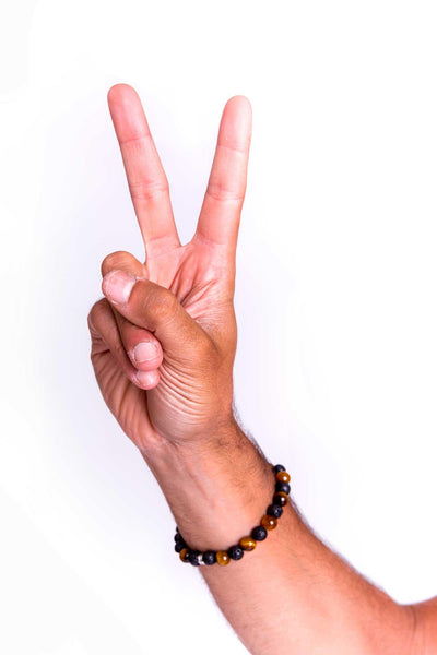 Load image into Gallery viewer, Tiger Stripes Bracelet - Models and Surf
 Load image into Gallery viewer, Tiger Stripes Bracelet - Models and Surf