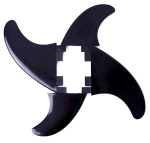Plastic Surfboard Fins - The Basic - Quad / Plastic - Models and Surf