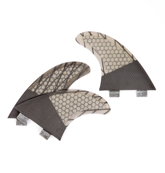 Load image into Gallery viewer, G3 FCS Fins Thruster - Kids Surfboard Fins - Carbon Fiber Fins Fins G3 Grey 3
 Load image into Gallery viewer, G3 FCS Fins Thruster - Kids Surfboard Fins - Carbon Fiber Fins Fins G3 Grey 3