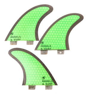 Surfboard Fins - Bari Sardo - Thruster / Carbon Fibre - Models and Surf