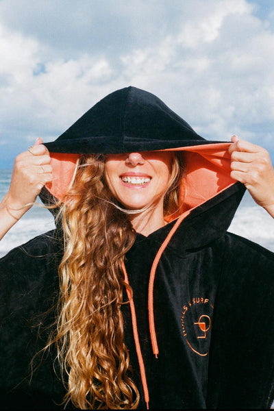 Load image into Gallery viewer, M&S Hooded Surf Towel - Wetsuit Changing Poncho - Velvet / Terry Cotton - Models and Surf
 Load image into Gallery viewer, M&S Hooded Surf Towel - Wetsuit Changing Poncho - Velvet / Terry Cotton - Models and Surf