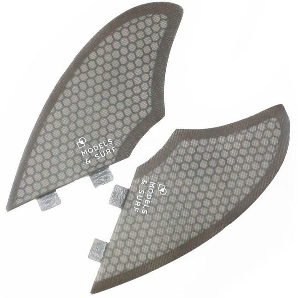Load image into Gallery viewer, Surfboard Side Fins - The Batman - Twin Fins / Fibreglass - Models and Surf
 Load image into Gallery viewer, Surfboard Side Fins - The Batman - Twin Fins / Fibreglass - Models and Surf