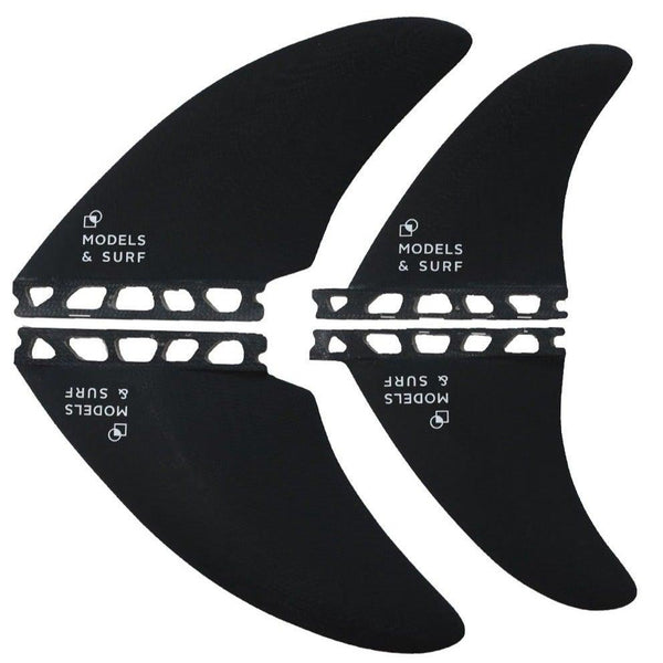Load image into Gallery viewer, Quad Keel Twin Surfboard Fins - The Orca - Quad Twin Fins / Fibreglass - Models and Surf
 Load image into Gallery viewer, Quad Keel Twin Surfboard Fins - The Orca - Quad Twin Fins / Fibreglass - Models and Surf