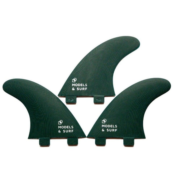 Load image into Gallery viewer, Surfboard Fins - Dark Swamp - Thruster / Fibre Glass - Models and Surf
 Load image into Gallery viewer, Surfboard Fins - Dark Swamp - Thruster / Fibre Glass - Models and Surf