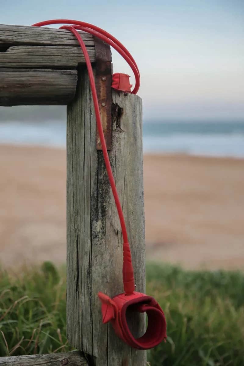 Surfboard leash and ankle cuff