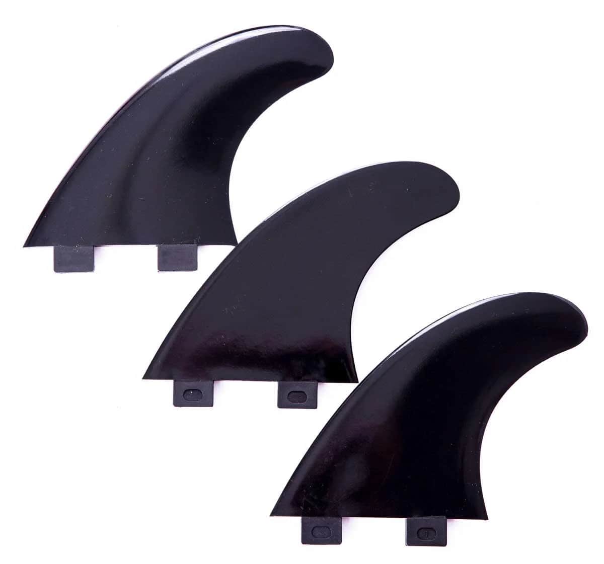 FCS-Compatible Double-Tab Plastic Thruster Fins — The Basic from the original Models & Surf catalogue