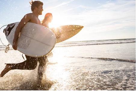 What are the benefits of surfing?