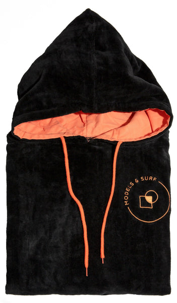 Load image into Gallery viewer, M&amp;S Hooded Surf Towel - Wetsuit Changing Poncho - Velvet / Terry Cotton
