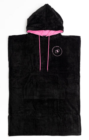 M&S Hooded Surf Towel - Wetsuit Changing Poncho - Velvet / Terry Cotton