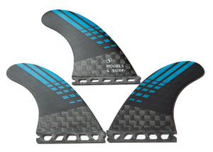 Compatible Future Fins - The Racing - Thruster / Carbon Fibre - Models and Surf