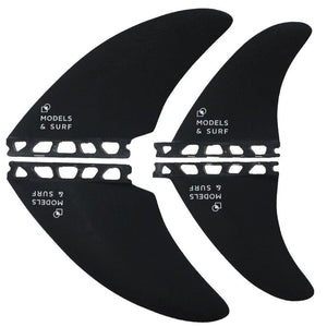 Quad Keel Twin Surfboard Fins - The Orca - Quad Twin Fins / Fibreglass - Models and Surf