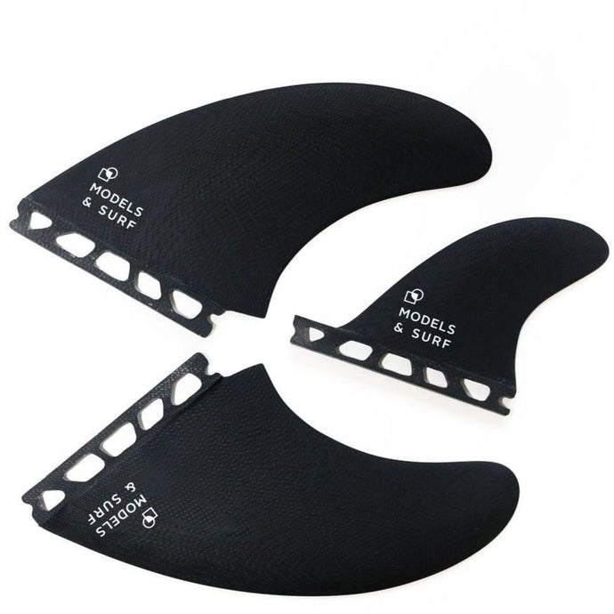 Compatible Future Twin Fins - The Upside Down - Twin Fins + Stabiliser - Models and Surf