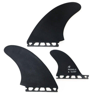 Compatible Future Twin Fins - The Upside Down - Twin Fins + Stabiliser - Models and Surf