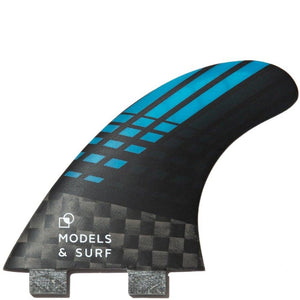 Surfboard Fins - The Racing - Thruster / Carbon Fibre - Models and Surf