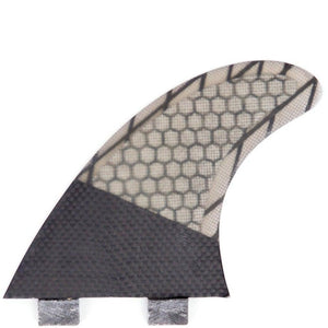 Surfboard Fins Thruster - The split grey - Carbon Fiber Fins - Models and Surf