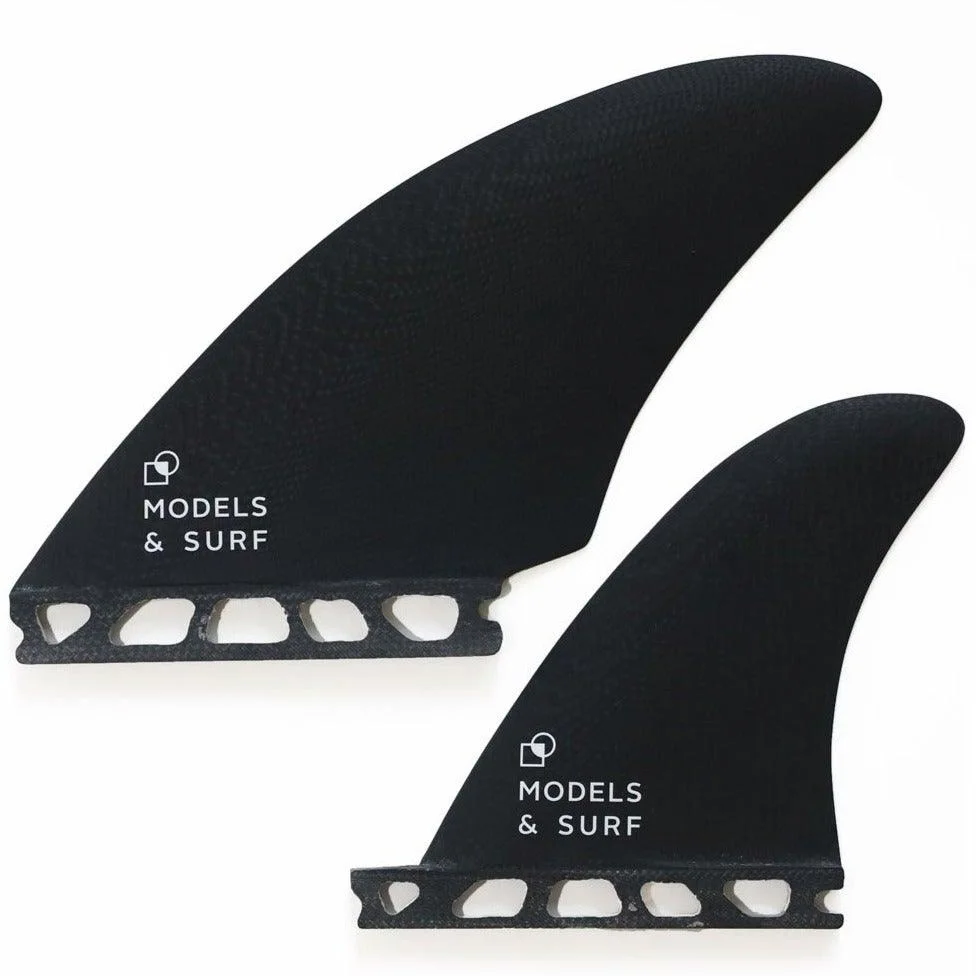 Quad Keel Twin Surfboard Fins - The Orca - Quad Twin Fins / Fibreglass — original catalogue photograph
