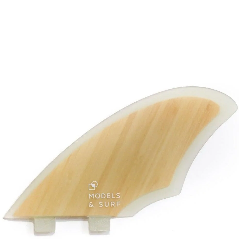 Surfboard Side Fins - The Batman Bamboo - Twin Fins / Bamboo — original catalogue photograph